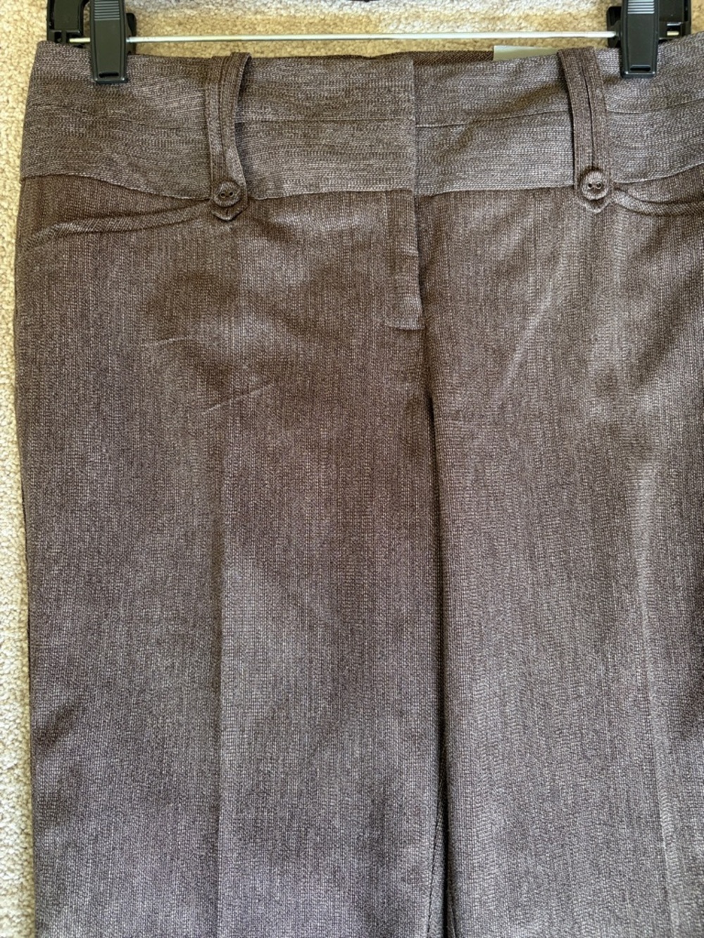 NWT Maurices Brown I Am Smart Boot Dress Pant Womans Size 3/4L - Picture 4 of 10